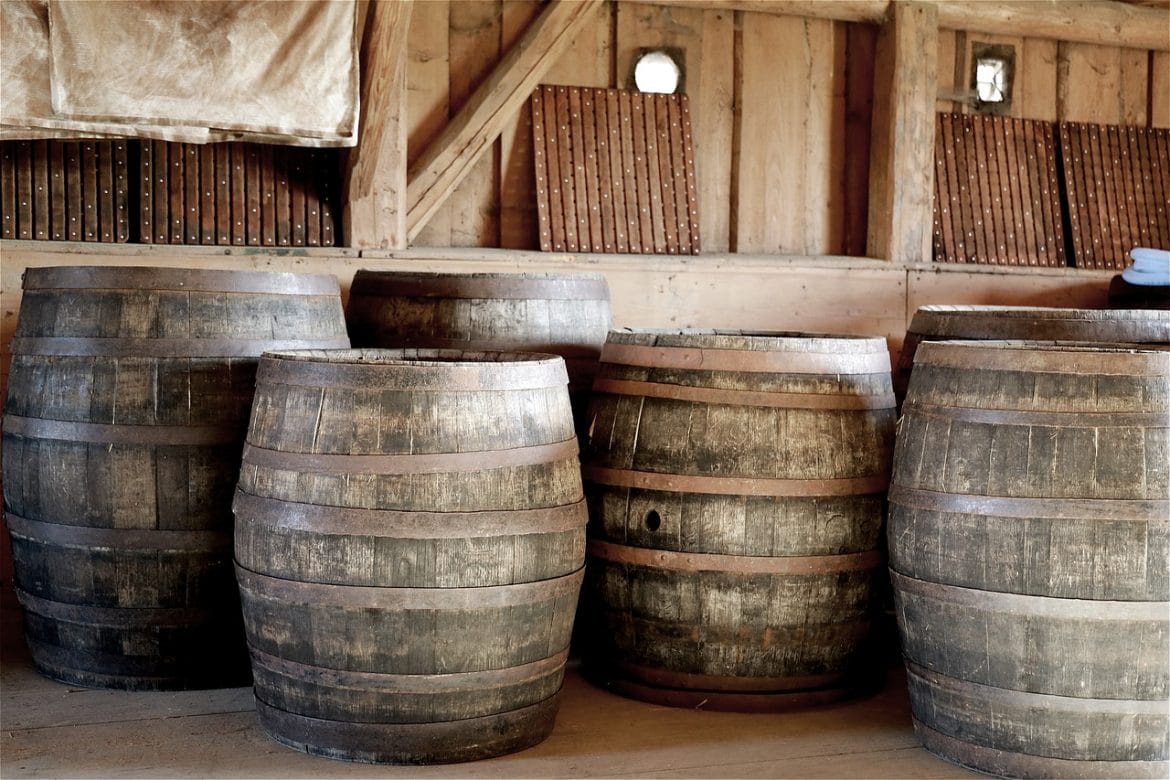 Apfelwein Fässer