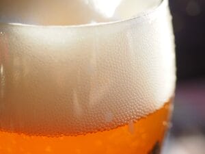 Bierschaum Schaumkrone