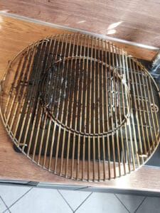Edelstahl Grillrost reinigen