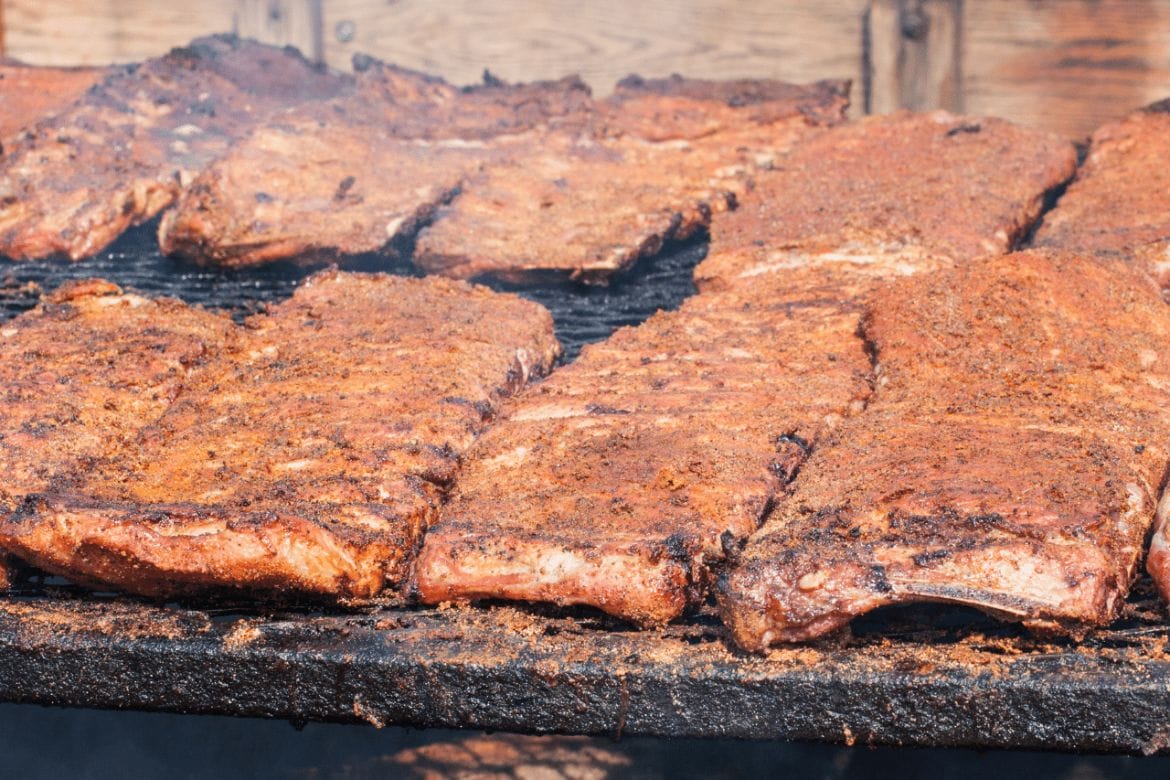 Fleisch rubben