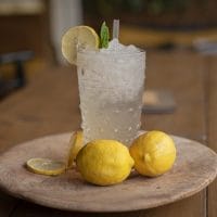 Gin Buck garniert auf Teller