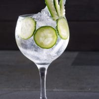 Gin Tonic mit Gurke