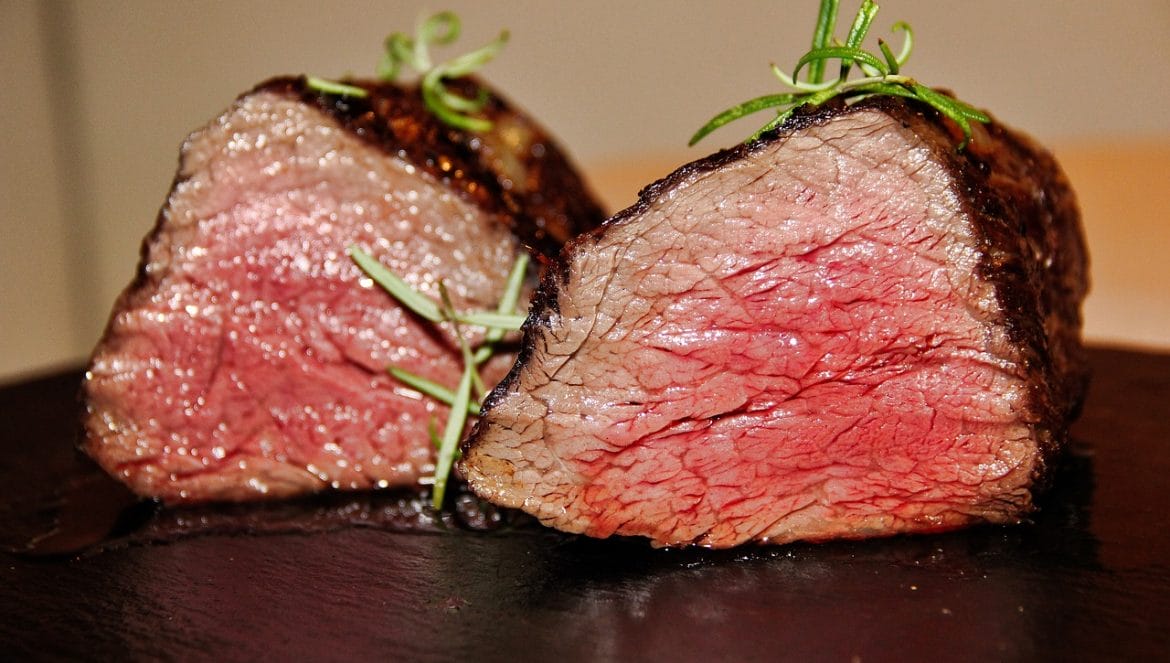 Steak Rinderfilet Garstufe Medium