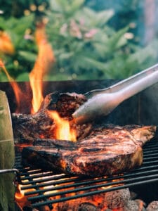 T-Bone Steak auf Grill
