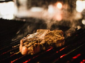 T-Bone Steak T-Form des Knochen